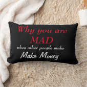 他人がお金を稼ぐとき、不機嫌である理由 ランバークッション (ブランケット)