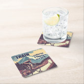 他人がサイクリングしない時に訓練する スクエアペーパーコースター (インサイチュ)