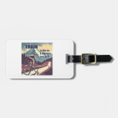 他人がサイクリングしない時に訓練する ラゲッジタグ (正面横)