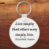 他人が単に生きるためだけに生きる キーホルダー (正面)