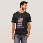 他人とうまくやっていけない人 5 Tシャツ (正面フル)