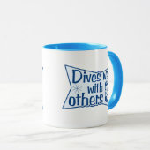 他人と上手に付き合う マグカップ (正面右)