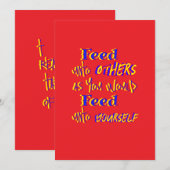 他人に与える 招待状 (正面/裏面)