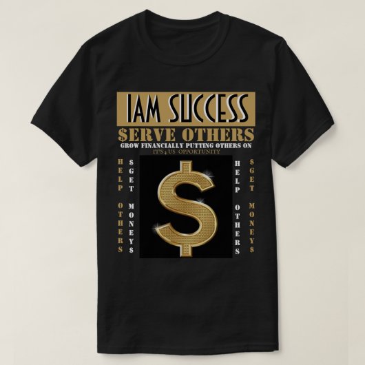 他人に仕える Tシャツ (デザイン正面)