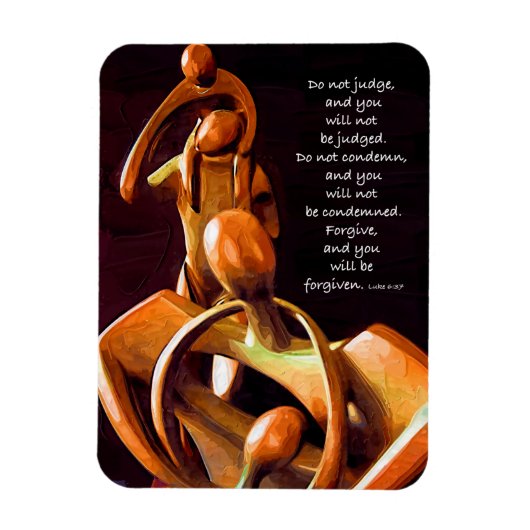 他人に判断を下さない マグネット (縦)