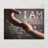「他人に対する思いやり」モチベーション肯定 ポストカード (正面)