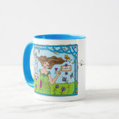 他人に親切である マグカップ (正面左)