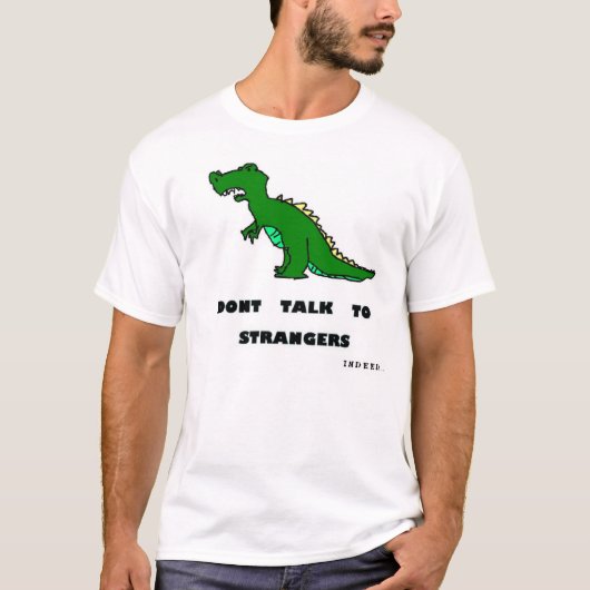 他人に話さないで下さい Tシャツ (正面)