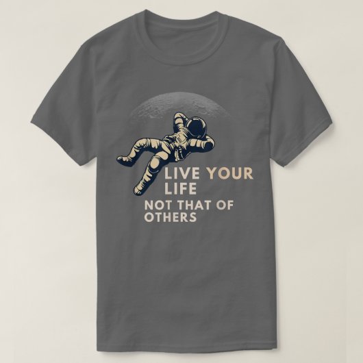 他人の命を懸けて生きる Tシャツ (デザイン正面)
