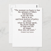 他人の意見を恐れ始めた瞬間 ポストカード (正面/裏面)