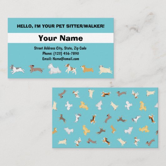 他人の手先として使われる者の名刺 名刺 (正面/裏面)