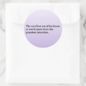 他人の親切 ラウンドシール (バッグ)