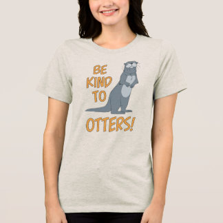 他人や他人に優しくせよ トライブレンドTシャツ