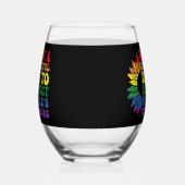 他人を尊敬する美しい日 ステムなしワイングラス (左)