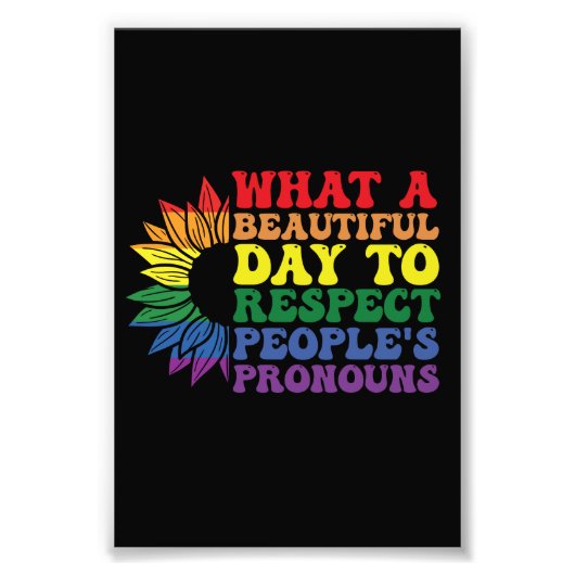 他人を尊敬する美しい日 フォトプリント            (正面)