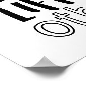 他人を持ち上げて立ち上がるやる気を起こさせる引用文ポスター ポスター (角)