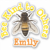 他人パーソナライズされたに親切にする シール (正面)