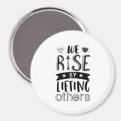 他人感動的を引き上げて起こす親切な引用文 マグネット (正面/裏面)
