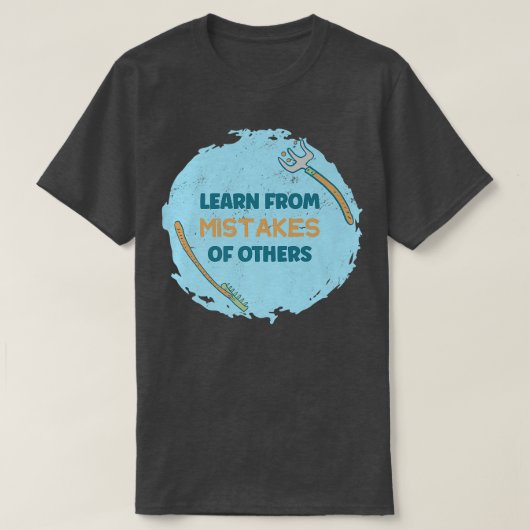 他学のミスからFarm Rake農家 Tシャツ (デザイン正面)