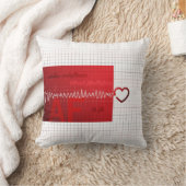 他愛ない嘘のハートのリズムの枕 クッション (ブランケット)