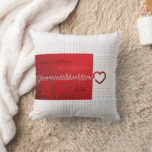 他愛ない嘘のハートのリズムの枕 クッション (ブランケット)