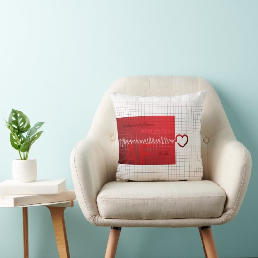 他愛ない嘘のハートのリズムの枕 クッション (椅子)