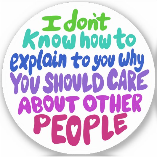 他気に人についてビニールのシール シール (正面)