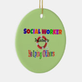 他者に捧げる救済ソーシャルワーカー セラミックオーナメント (右)