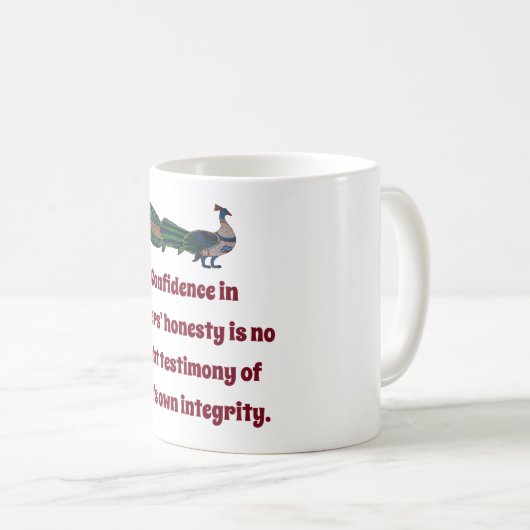 他者の完全性の自信-自信引用文 コーヒーマグカップ (正面右)