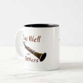 他遊人とも良い ツートーンマグカップ (正面左)