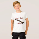 他遊人とも良い Tシャツ (正面フル)