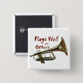 他遊人と仲良し 缶バッジ (正面&裏面)