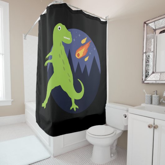 付いた隕石 シャワーカーテン (インサイチュ)