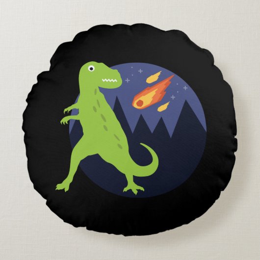 付いた隕石 ラウンドクッション (正面)