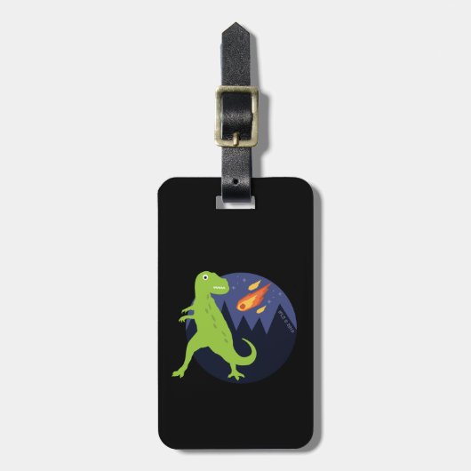 付いた隕石 ラゲッジタグ (正面縦)