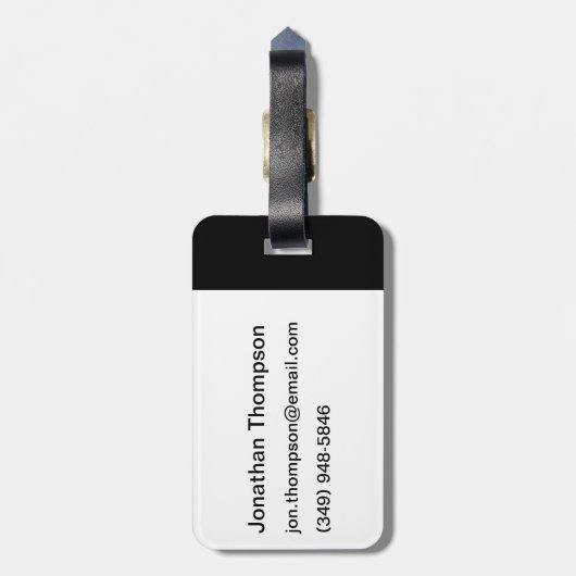 付いた隕石 ラゲッジタグ (裏面縦)