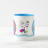 _付きのもろい気に柄 マグカップ (中央)