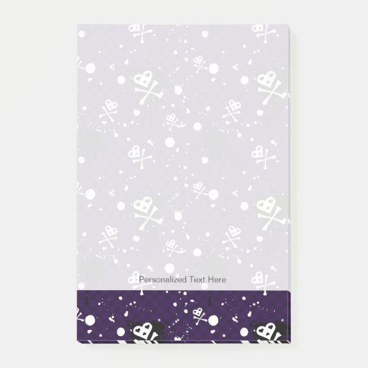 〜付きの暗色Emoパタ絵を描ーン ポストイット (正面)