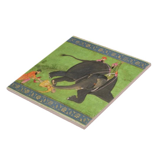 付き添い人は激怒させられたeleからの落ちたな人を救助します タイル (側面)