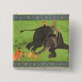 付き添い人は激怒させられたeleからの落ちたな人を救助します 缶バッジ (正面)