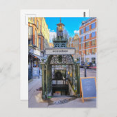 付き添い人フィッツロヴィアロンドン ポストカード (正面/裏面)