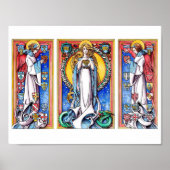 付き添い人天使との無垢な概念 ポスター (正面)