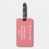 付くのを世界の荷物が見に行こう ラゲッジタグ (裏面縦)