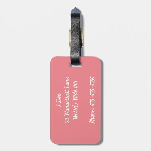 付くのを世界の荷物が見に行こう ラゲッジタグ (裏面縦)