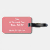 付くのを世界の荷物が見に行こう ラゲッジタグ (裏面横)