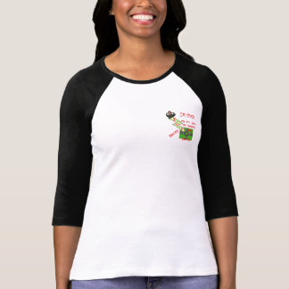 付く女性MS -及び円形! Tシャツ