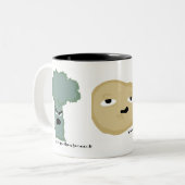 付け合わせ料理の友人 ツートーンマグカップ (正面左)