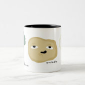 付け合わせ料理の友人 ツートーンマグカップ (中央)