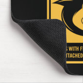 付すfrickinのレーザ光線を持つ鮫 マウスパッド (コーナー)