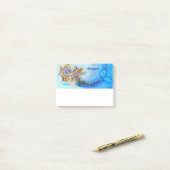 付カスタム箋Itメモ人魚パステル ポストイット (デスク上)